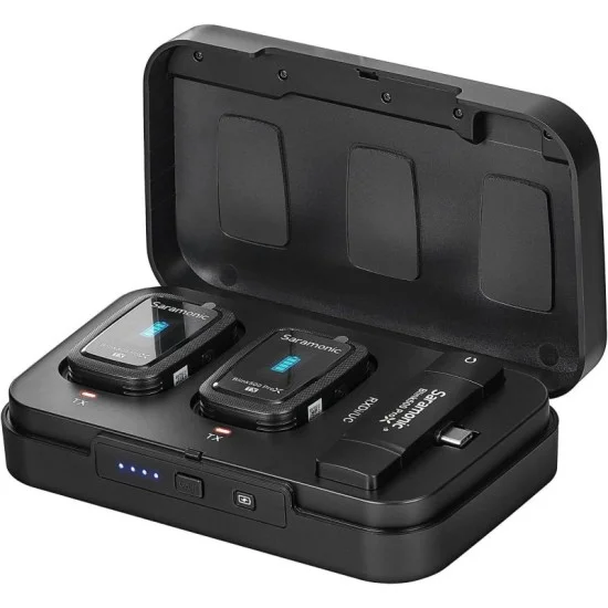 Saramonic Type-C 2.4G Dual Channel Wireless Microphone with Charging Case